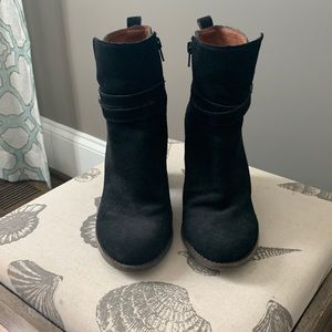 Lucky Brand Black Tall Bootie